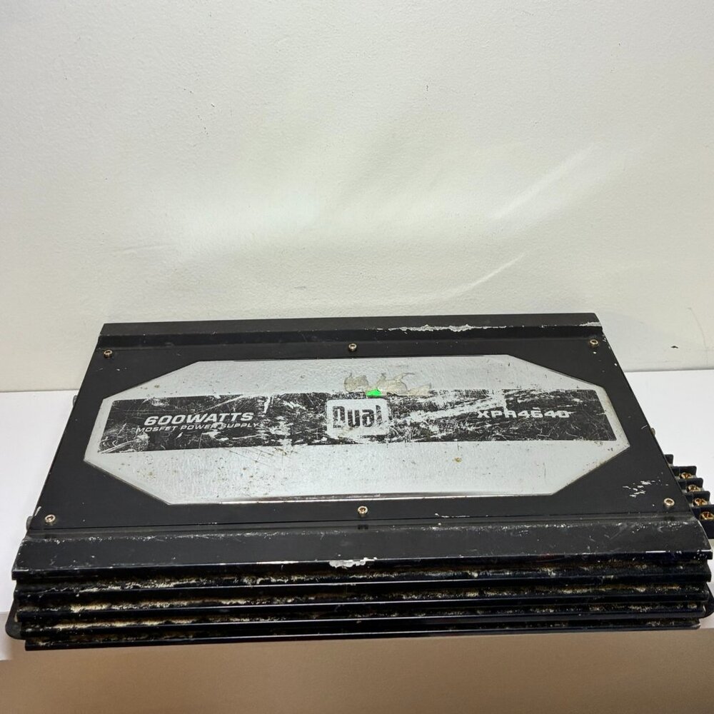 Dual Amp Car Audio Amplifier Xpr4640 2 Ch 2 Channel 600 Watt Untested READ